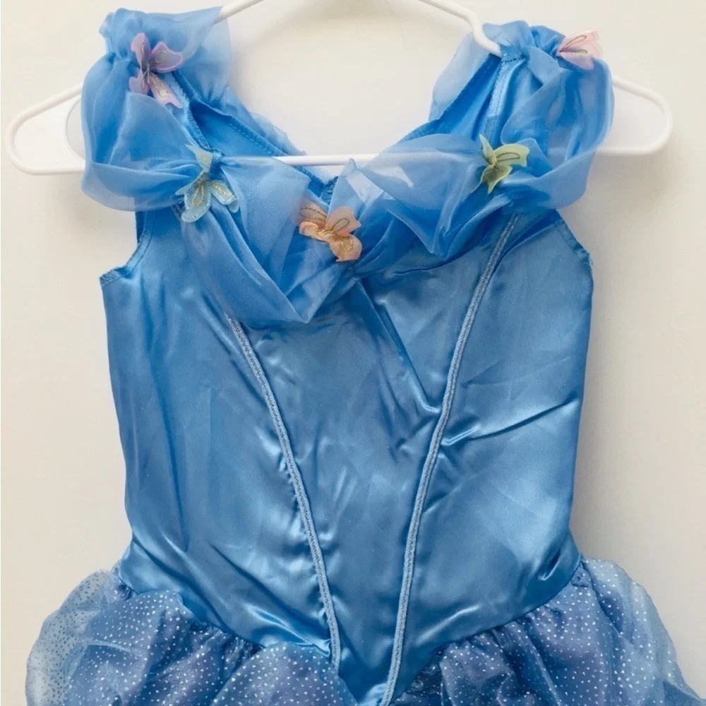 NWT Cinderella Disney Blue Halloween Costume M ( 7-8)